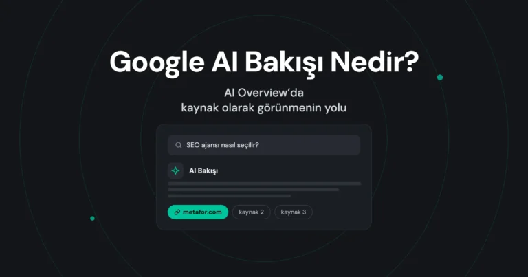 Google AI Bakışı (AI Overview) Nedir?