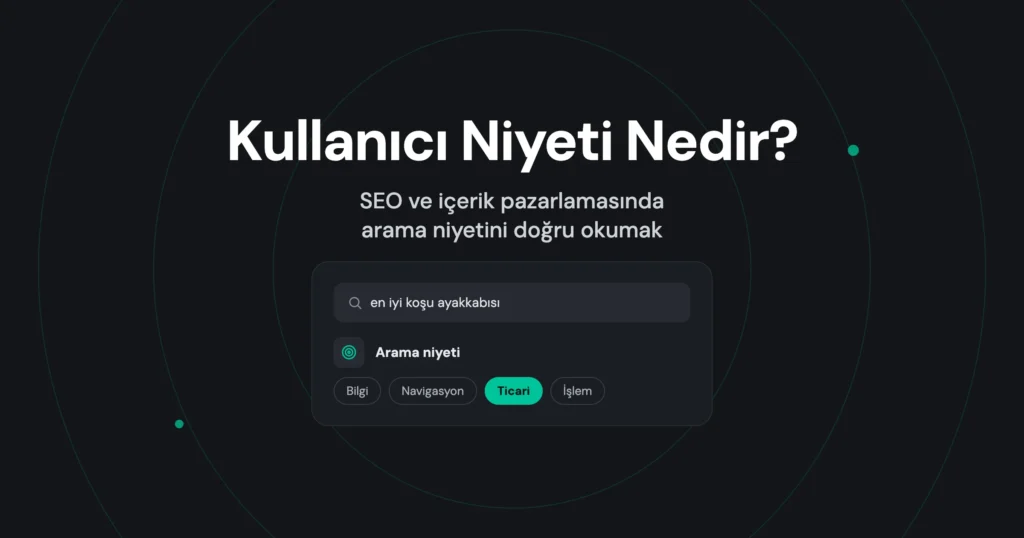 Kullanıcı Niyeti Nedir? SEO ve İçerik Pazarlamasında Önemi [Video]